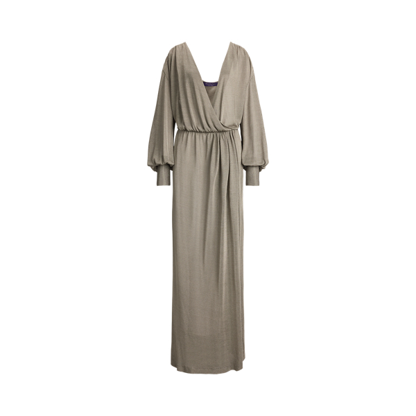 Stefanie Metallic Jersey Evening Dress