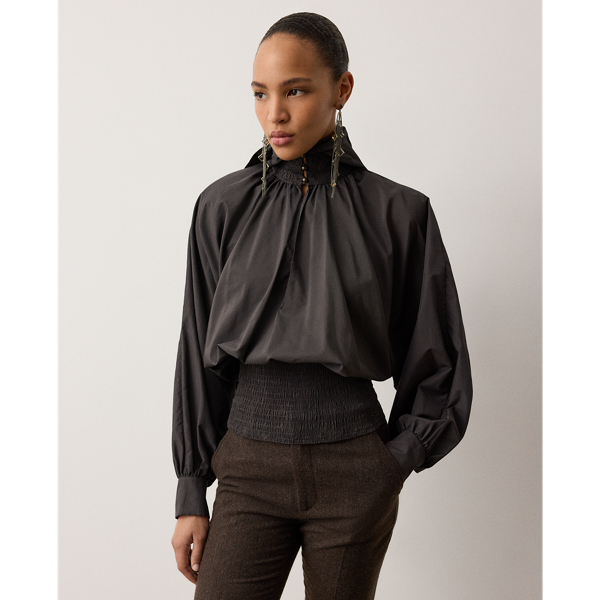 Graysen Hooded Poplin Top