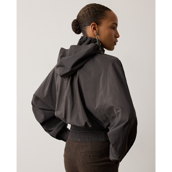 Graysen Hooded Poplin Top