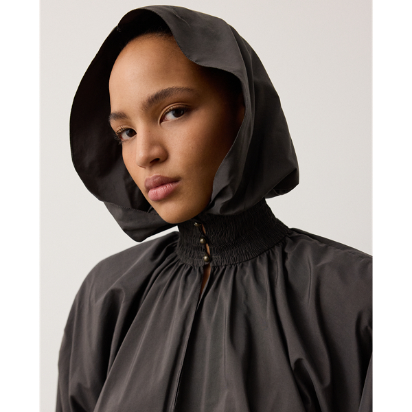 Graysen Hooded Poplin Top