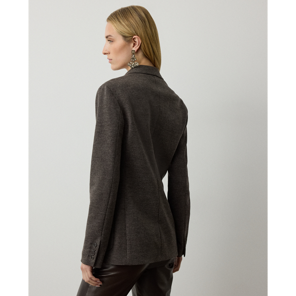 Hailey Tick-Weave Jersey Jacket