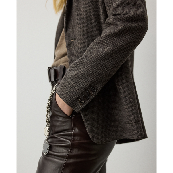 Hailey Tick-Weave Jersey Jacket