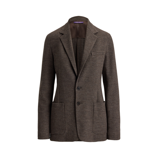 Hailey Tick-Weave Jersey Jacket