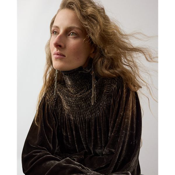 Chemisier Maddison en velours