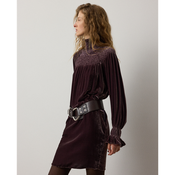 Tarah Embellished Velvet Cocktail Dress