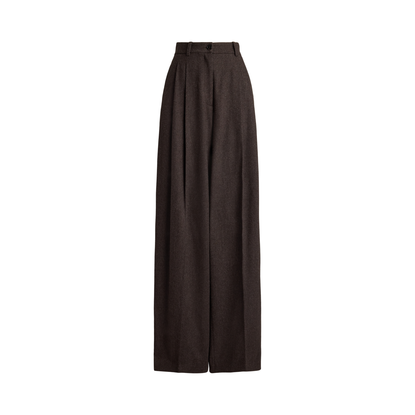Женские брюки Ralph Lauren Clarice Wool Herringbone, цвет: Серо-коричневый серый меланжевый — фото 5