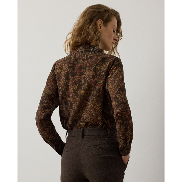 Baumwollhemd Trayna mit Paisley-Motiv