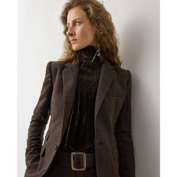 Parker Striped Herringbone Jacket