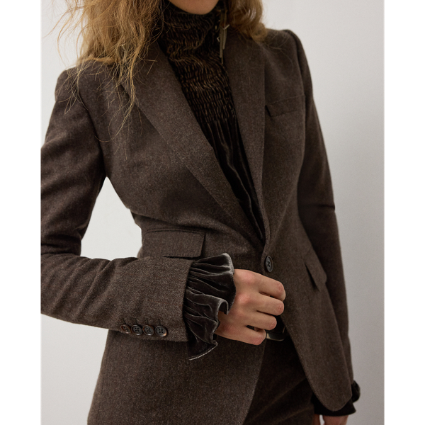 Parker Striped Herringbone Jacket