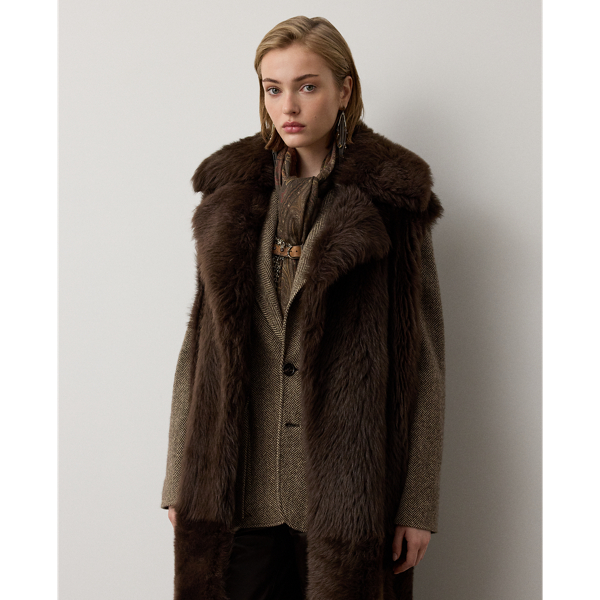 Carinne Lamb-Shearling Vest