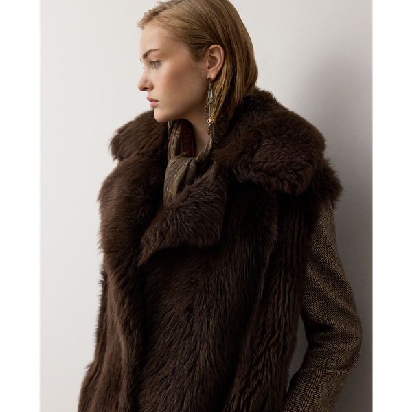 Carinne Lamb-Shearling Vest