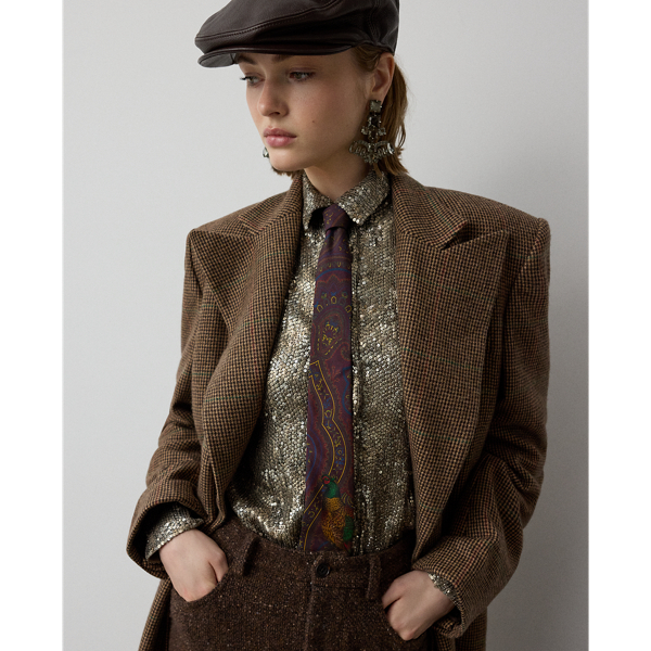 Camicia Reice in georgette di seta