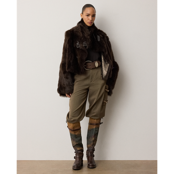 Manteau Norman r&eacute;versible en agneau