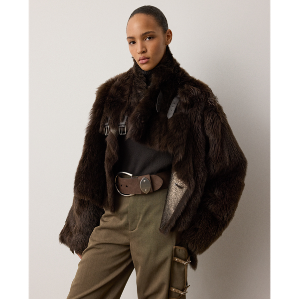 Manteau Norman r&eacute;versible en agneau