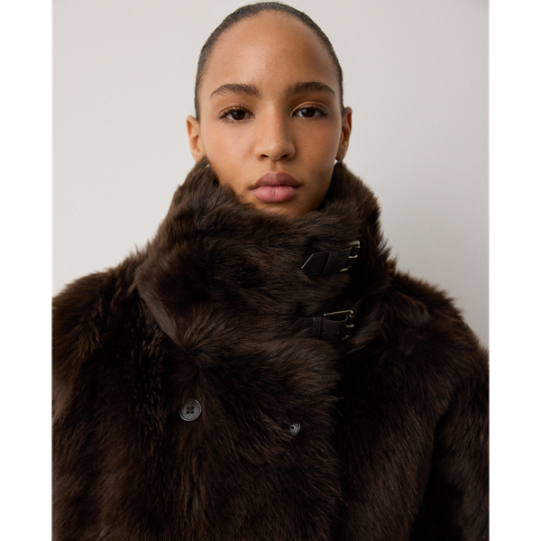 Manteau Norman r&eacute;versible en agneau