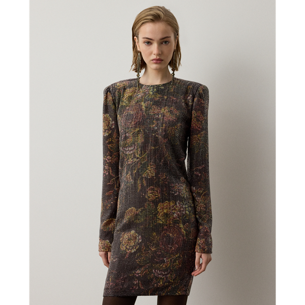 Keney Embellished Floral Cocktail Dress
