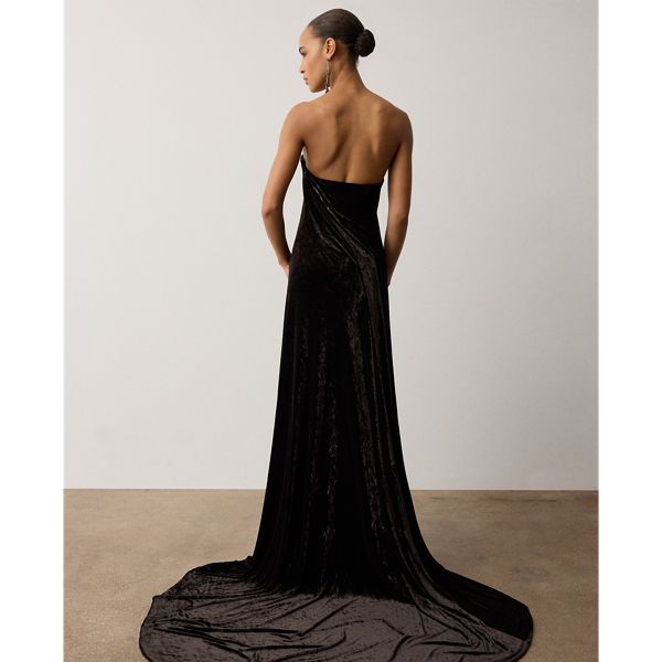 Robe de soir&eacute;e Raynia en velours