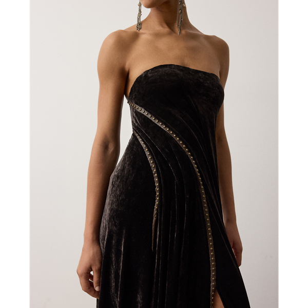 Robe de soir&eacute;e Raynia en velours