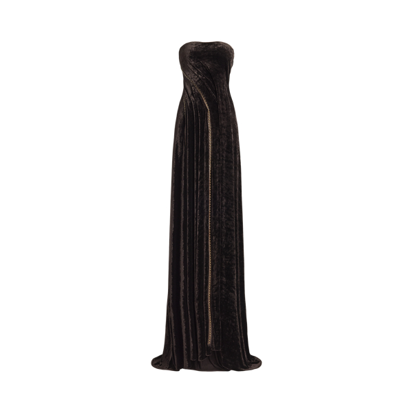 Robe de soir&eacute;e Raynia en velours