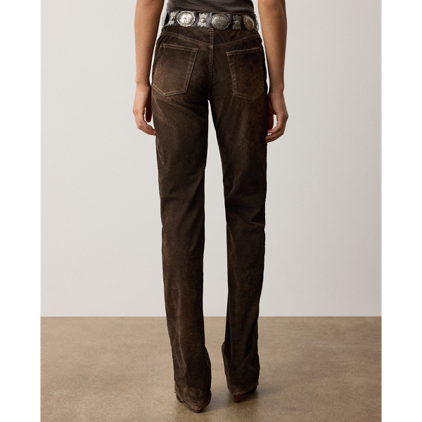 Taupe Sun Dyed Flock Walton Slim Bootcut Jean Ralph Lauren Collection 6