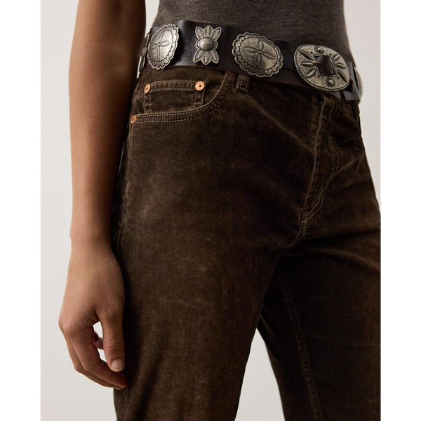 Taupe Sun Dyed Flock Walton Slim Bootcut Jean Ralph Lauren Collection 7