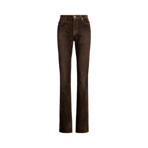 Taupe Sun Dyed Flock Walton Slim Bootcut Jean Ralph Lauren Collection 2