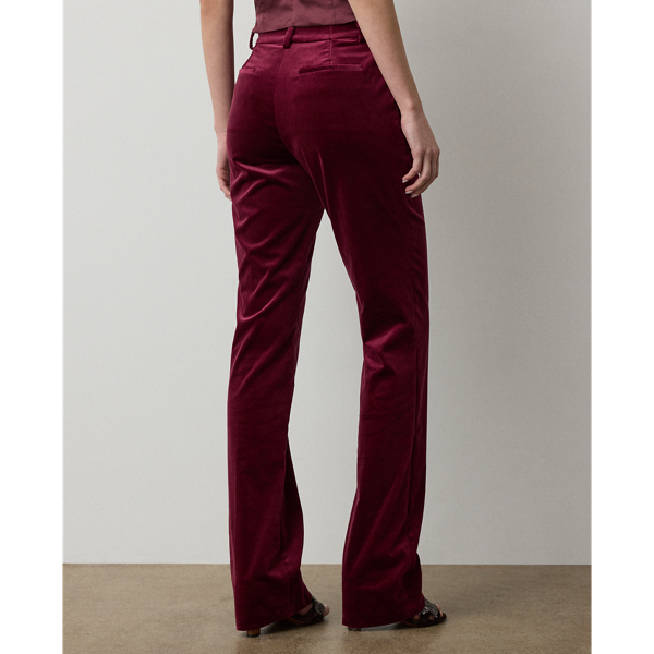 Macy Stretch Velvet Trousers