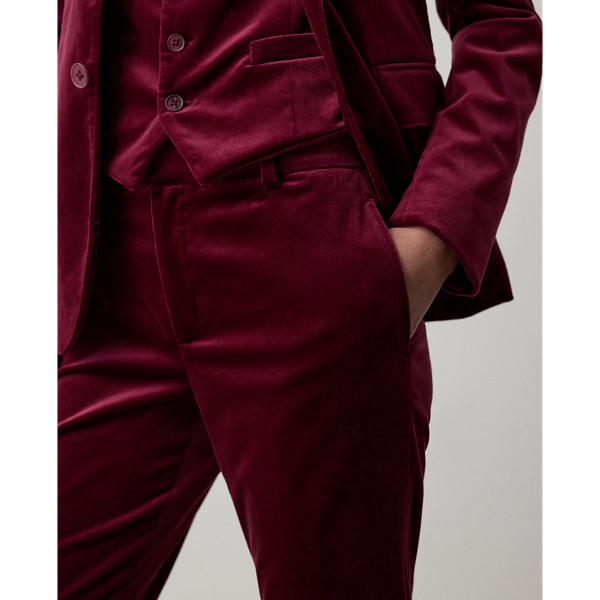 Macy Stretch Velvet Trousers