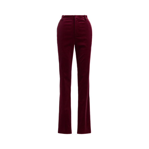 Macy Stretch Velvet Trousers