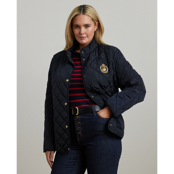 Ralph lauren plus size quilted coat clearance