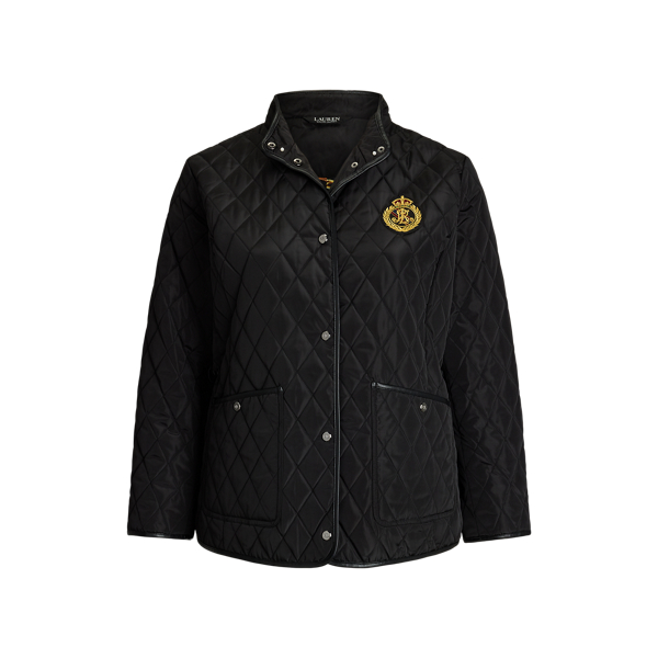 Ralph lauren plus size quilted coat store