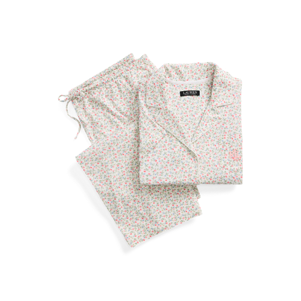 Floral Jersey Capri Sleep Set
