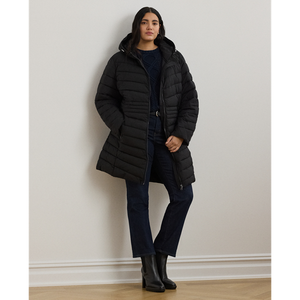 Ralph lauren chevron quilted down jacket hotsell