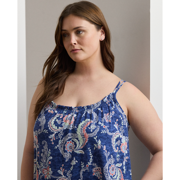 Paisley Double-Strap Ballet Nightgown