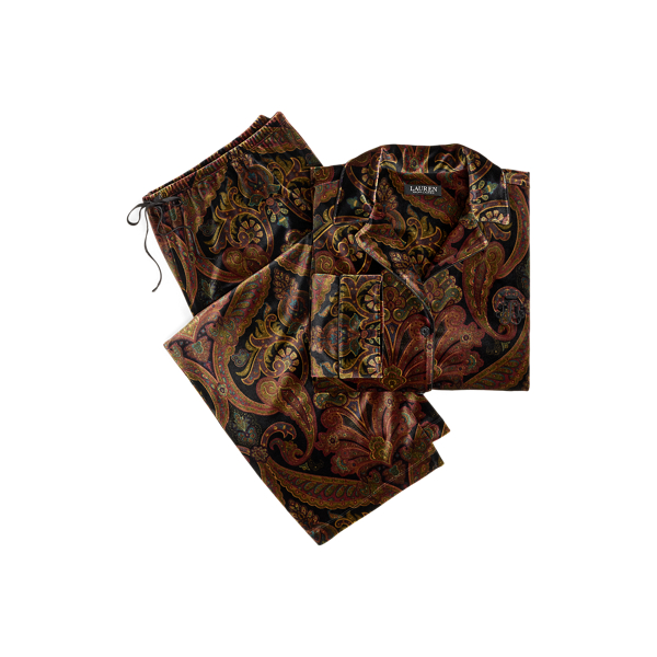 Paisley Velvet Sleep Set Lauren Woman 1