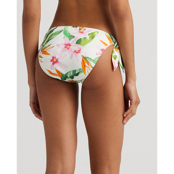 Hipster-Bikinihose mit Bindeb&auml;ndern Lauren in Wei&szlig; 4