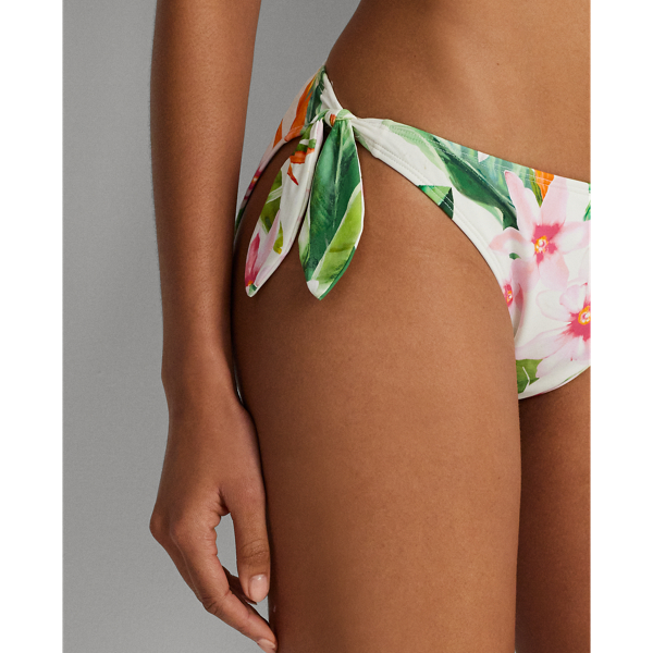 Hipster-Bikinihose mit Bindeb&auml;ndern Lauren in Wei&szlig; 5