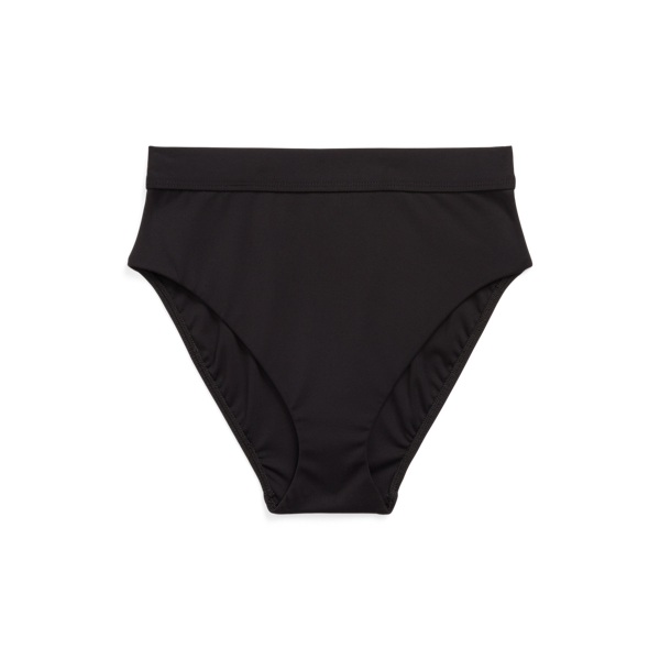 Banded High-Waisted Bikini Bottom