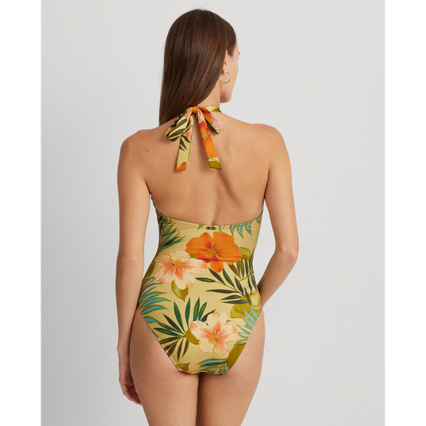 Hochgeschlossener Badeanzug mit Ring Lauren in Multi 3