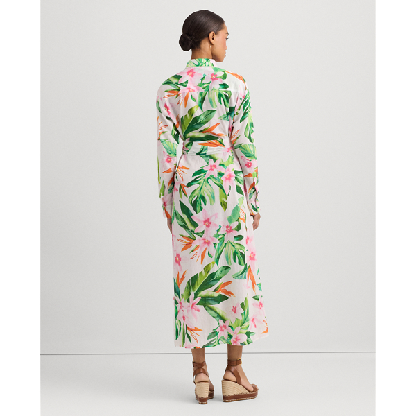 Gebl&uuml;mtes Hemdkleid-Cover-Up aus Voile Lauren in Multi 5