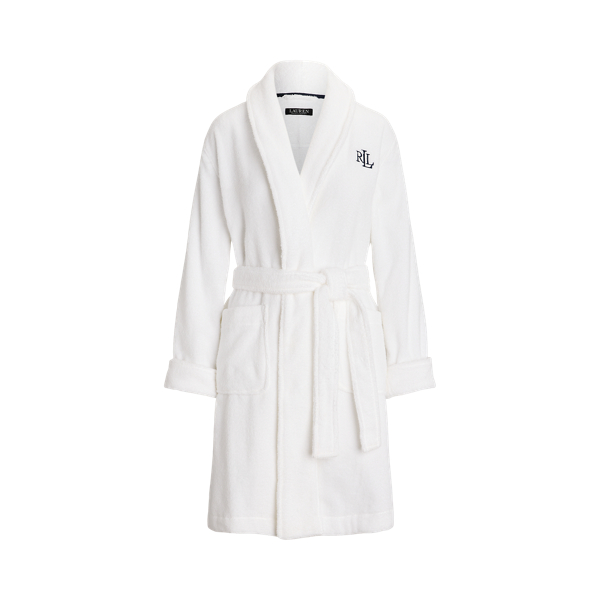 Cotton Terry Shawl-Collar Robe Lauren 1