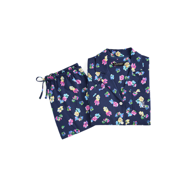 Floral Jersey Boxer Sleep Set Lauren 1