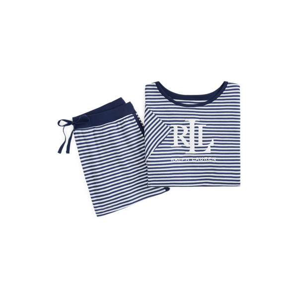 Logo Striped Interlock Boxer Pyjama Set Lauren 1
