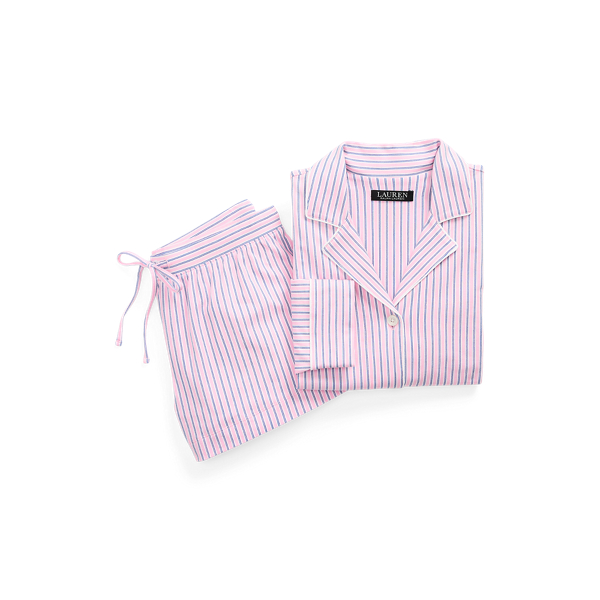 Striped Cotton Jersey Boxer Sleep Set Lauren 1