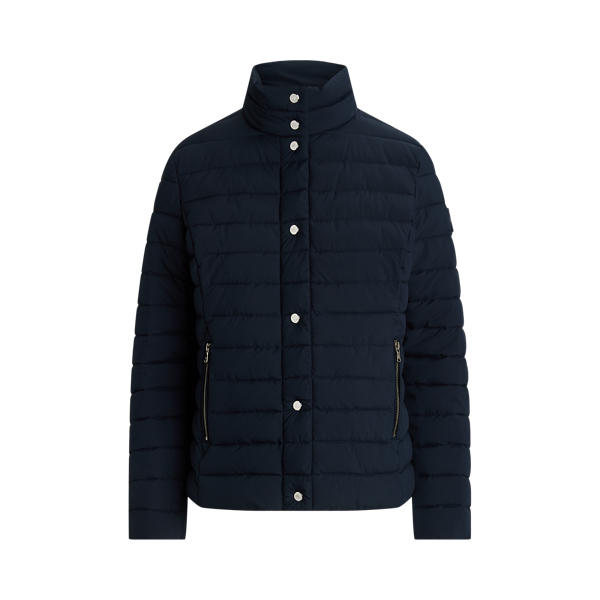 Quilted Funnelneck Puffer Coat