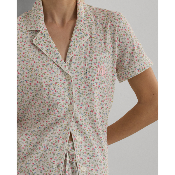 Ditsy Bouquet Floral Jersey Boxer Sleep Set Lauren 6