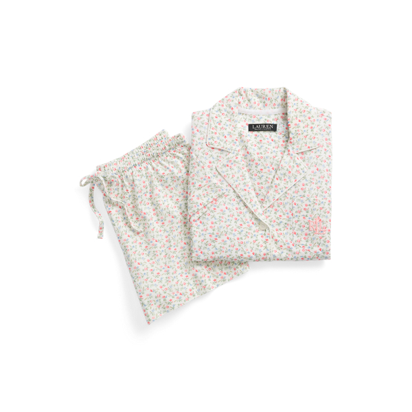 Ditsy Bouquet Floral Jersey Boxer Sleep Set Lauren 2
