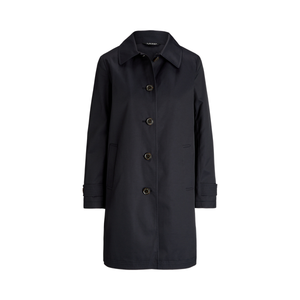 Cotton-Blend Trench Coat