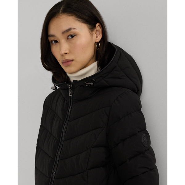 Quilted on sale Hooded Jacket