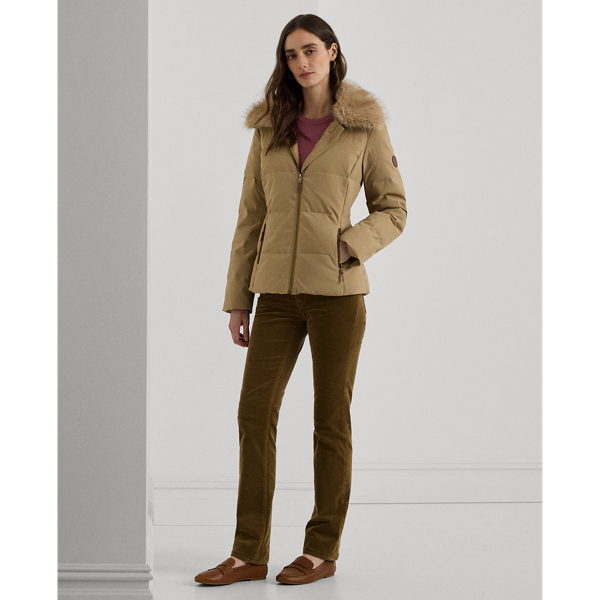 Ralph lauren hand trim down coat deals